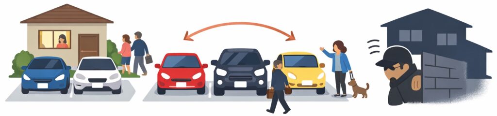 防犯に役立つ:空き巣の心配が減少