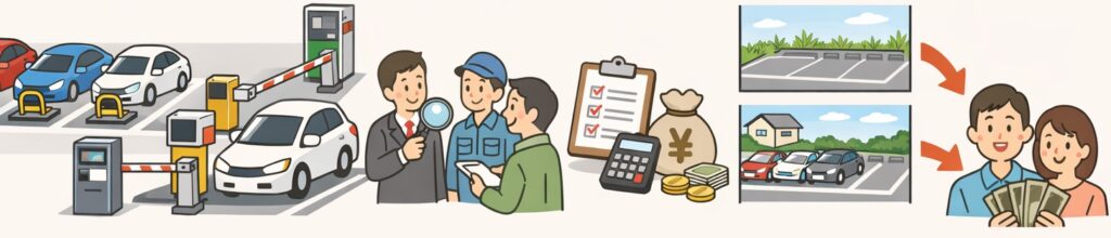 コインパーキングを始める際の費用