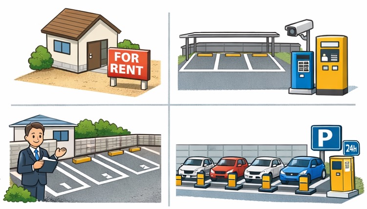 まとめ:駐車場経営で広さはどのくらい必要?台数や車種ごとの坪数と経営の種類