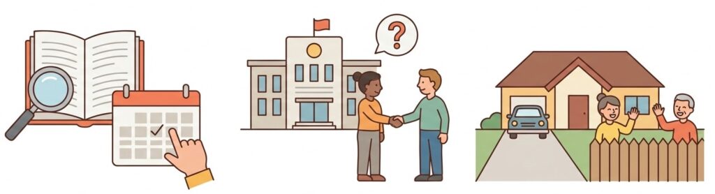 地域のルールを確認しておく