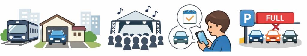 自分の駐車場に借りたい人がいるか不安です