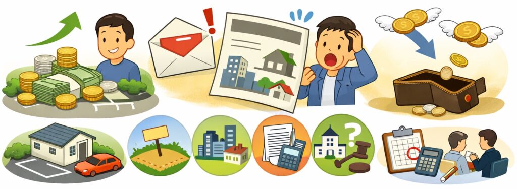 税金の支払いを計画に入れていなかったケース