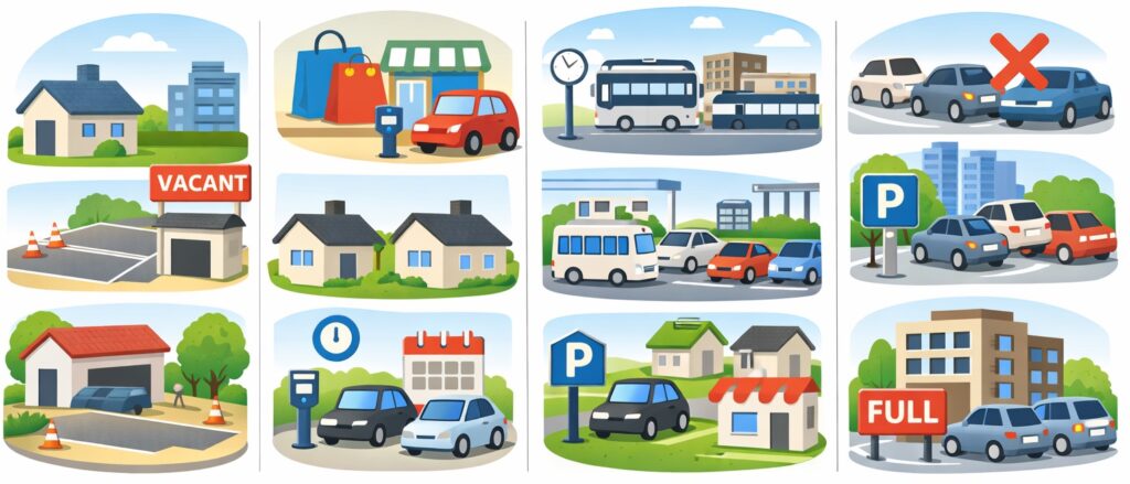 駐車場に向いている土地かどうか確認する