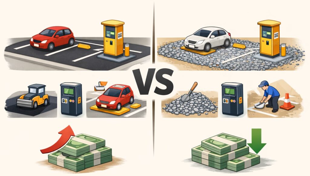 コインパーキングを始めるときにかかる費用