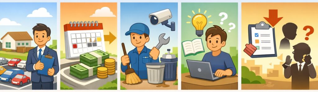 事業者に貸し出す（一括借り上げ方式）