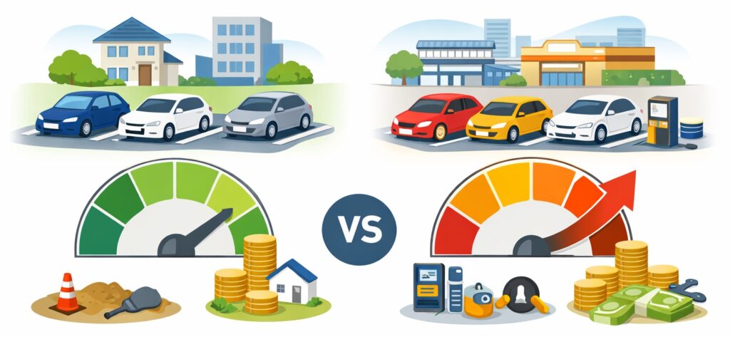 駐車場経営でよく見られる利回りの数値とその意味