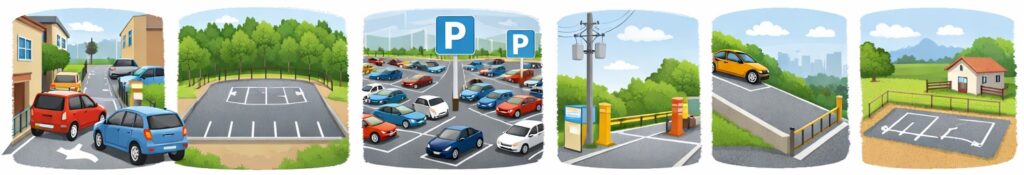 駐車場に向いていない土地もあることを知る