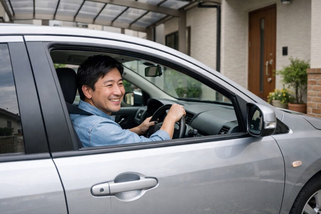 車止めがズレないようにする工夫