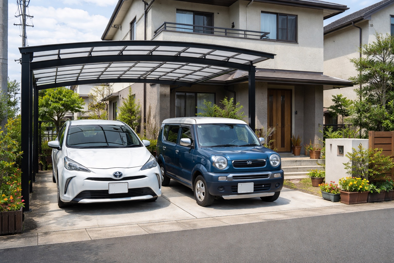 駐車場の白線引き（ライン引き）の目安と引き方は？