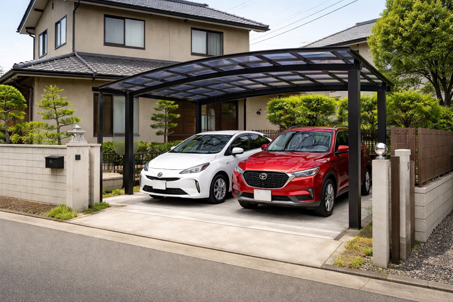 駐車場のライン引きを自分で行うには？道具と準備と施工方法。注意点も