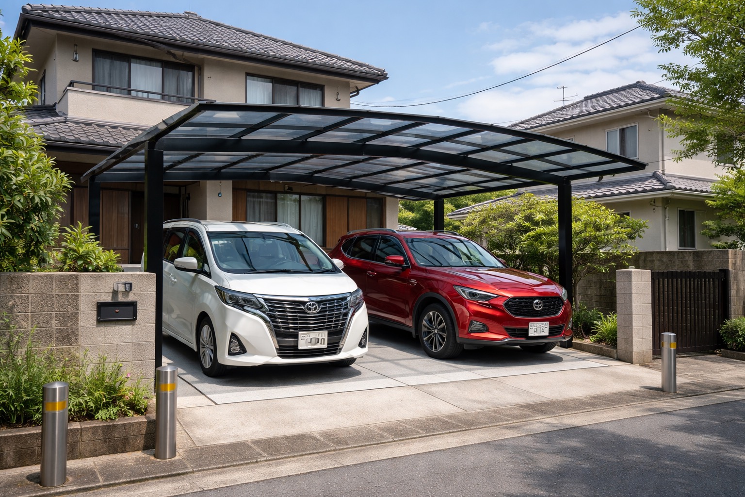 駐車場で段差プレートは必要？その他の場所は？素材とプレートの選び方は？