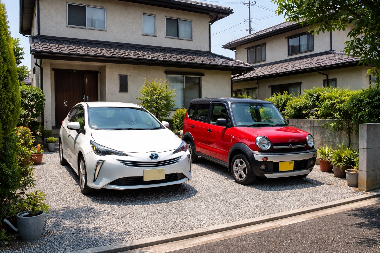 駐車場の幅は2.3mと3mの違いは？車種別の最適サイズと車椅子は？