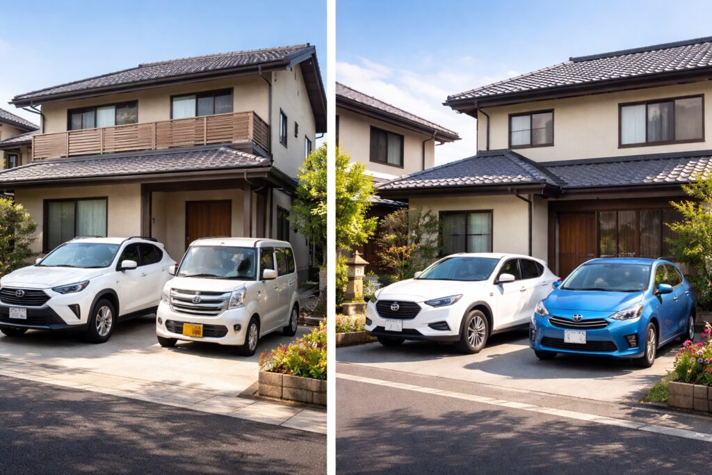 自宅駐車場の大きさの基本を知る