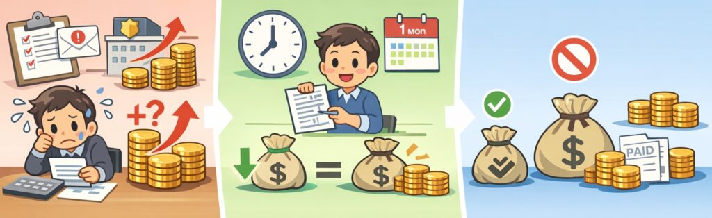 申告しないことで増えてしまうお金