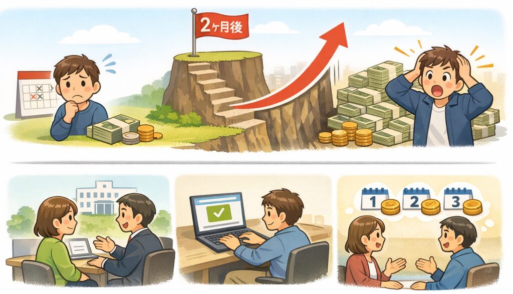 日にちが過ぎるほど増える延滞のお金