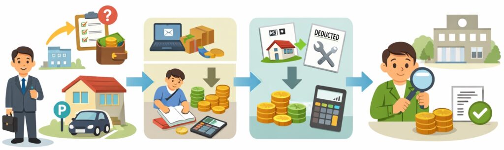 会社から給料をもらっている人の場合