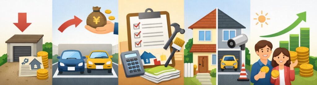 まとめ:自宅の駐車場の収入への経費の中身と注意点。確定申告の控除とは?