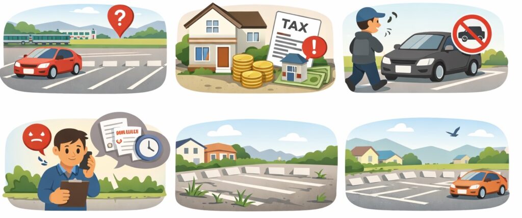 駐車場として貸す前に知っておきたい注意点