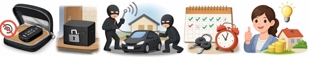 電波を悪用されないための工夫