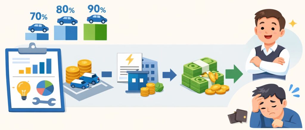 収入と支出を事前に計算して見通しを立てる