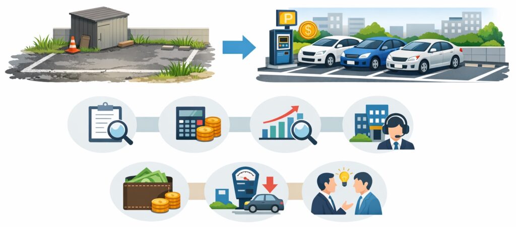 サラリーマンの駐車場経営は良い？投資収益率は高い？失敗しないためには？