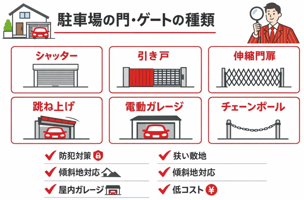 自宅駐車場に門・ゲートを設置するメリットと費用相場!種類別の選び方ガイド