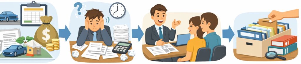 年に一度の収支整理と申告手続き