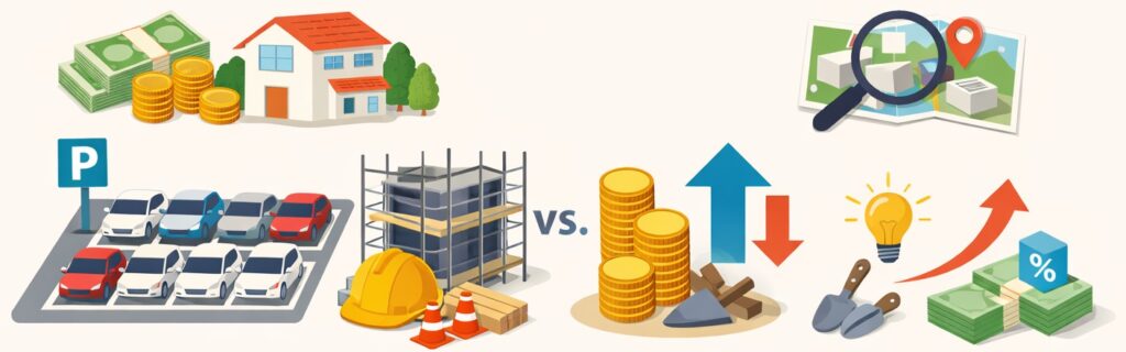 月極駐車場のケース