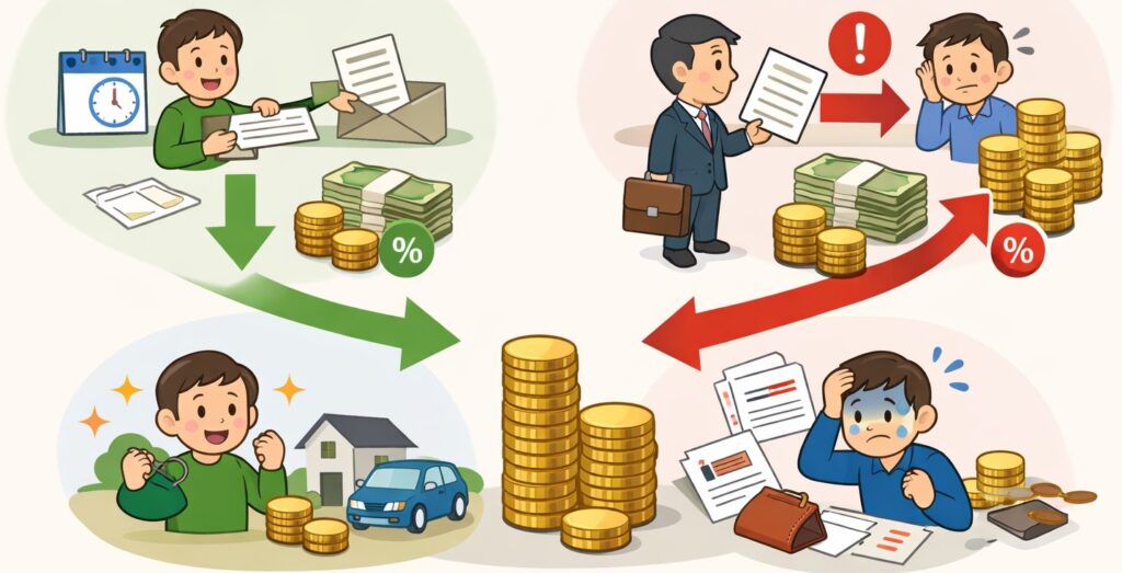 申告しないことで増えてしまう負担