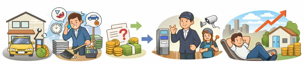 自分で管理して貸す場合