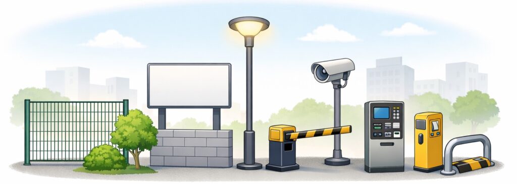 駐車場に取りつける設備の耐用年数