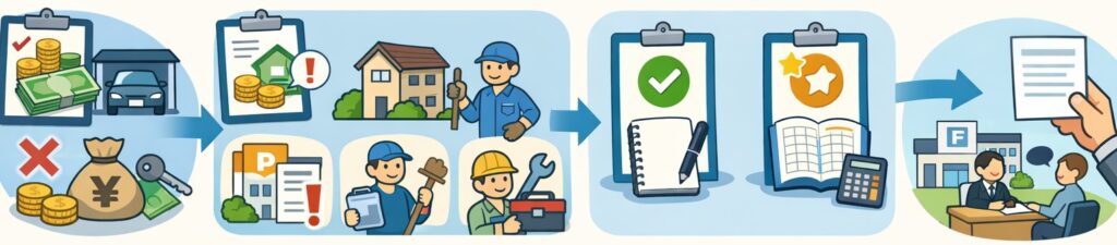 はじめてでも進めやすい申告の流れ