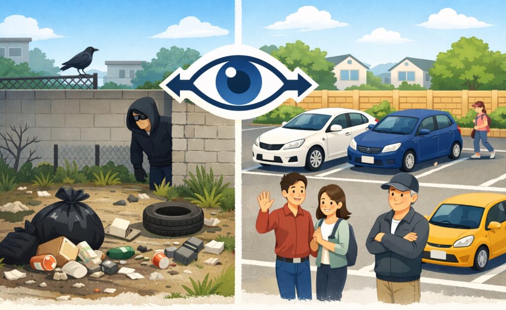 人の目が入ることで安全につながる