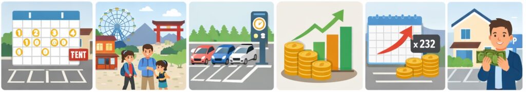 空いている日だけ貸した事例