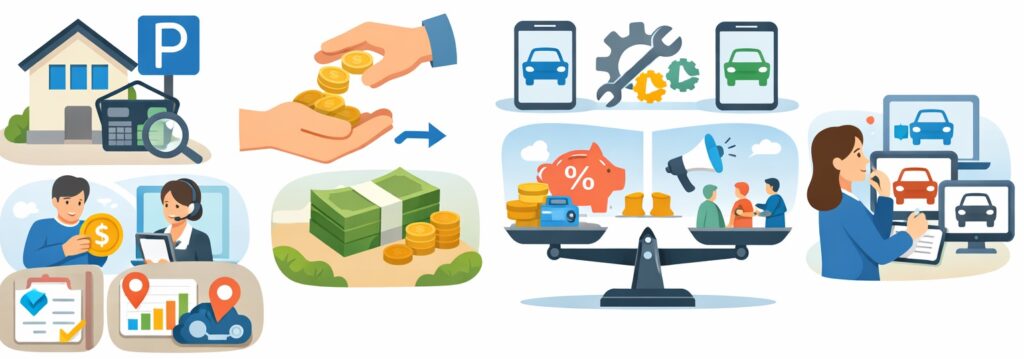 料金の決め方と手元に届くお金について