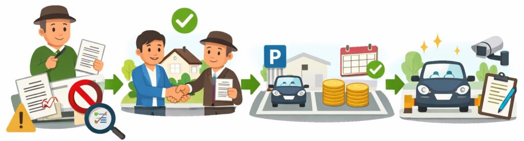 借りている土地の駐車場でも貸せるか