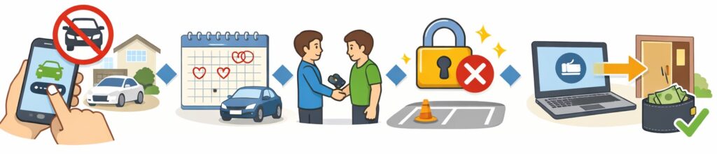 自分の車を使うことになったらどうするか