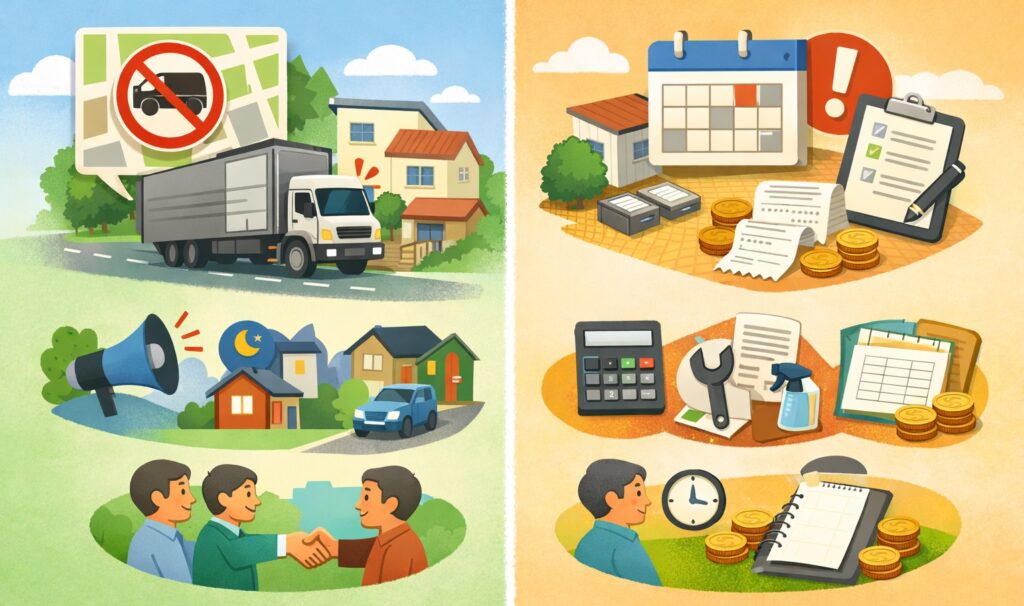 地域のルールとお金の手続きについて