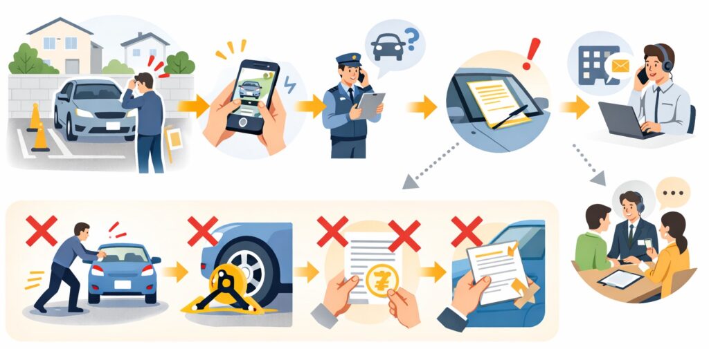 無断駐車・迷惑駐車が起きたときの対応