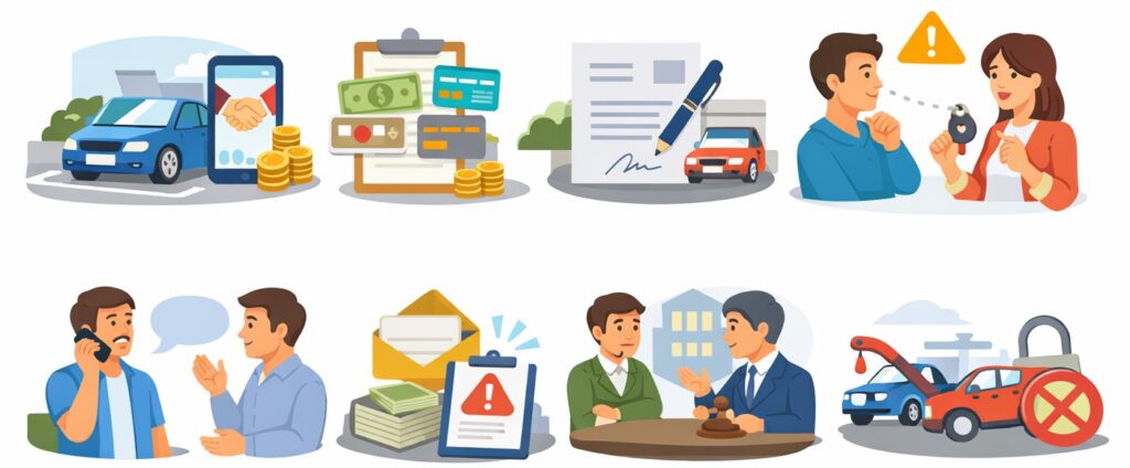 駐車場代の未払いが続いた場合の対応