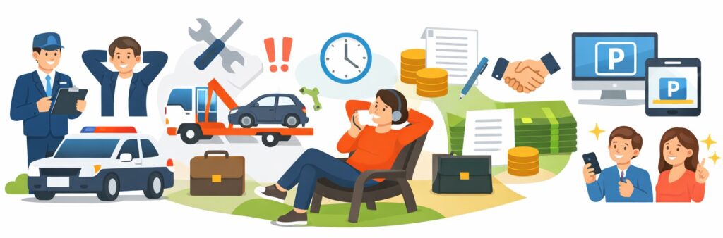 管理会社やシェアリングサービスにまかせて手間を減らす