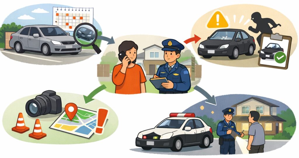 ステップ2：警察に連絡する