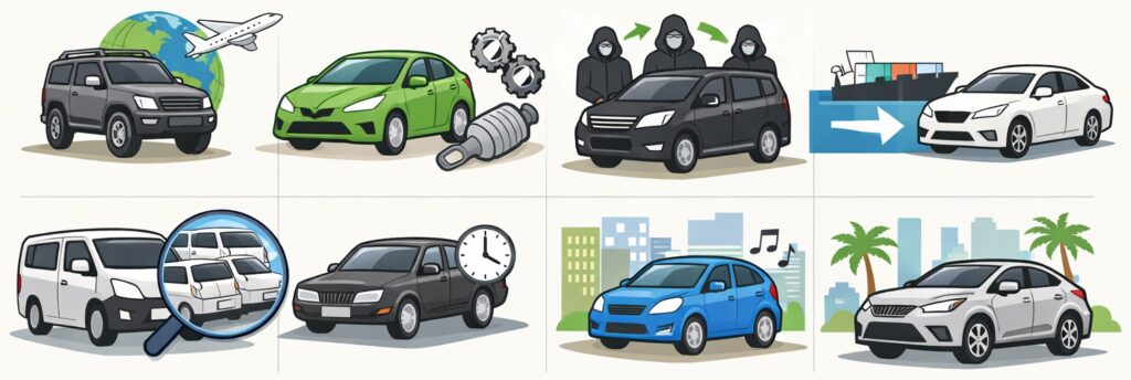 狙われやすい車の特徴