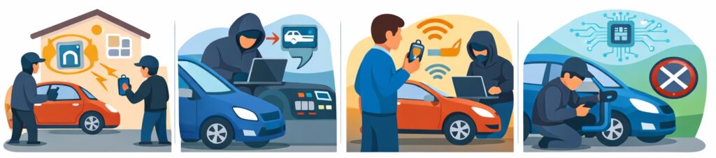 実際によく使われる盗難の手口