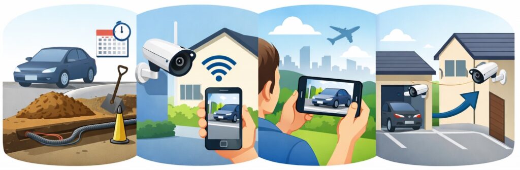 配線が少なく済むワイヤレス型