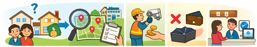 補助金の内容は住んでいる地域によって異なる