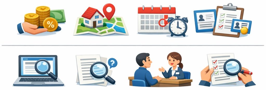 自宅の駐車場に適用されるか確かめる手順