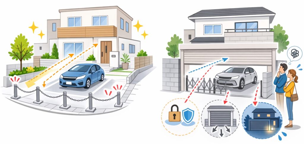 見た目をすっきり保ちながら防犯に役立てる