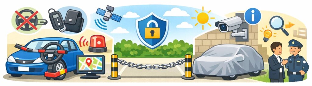 まとめ：自宅駐車場の盗難対策を改めて見直すきっかけに