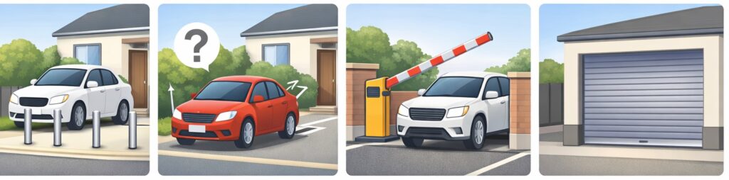 見た目をすっきり保ちながら侵入を防げる